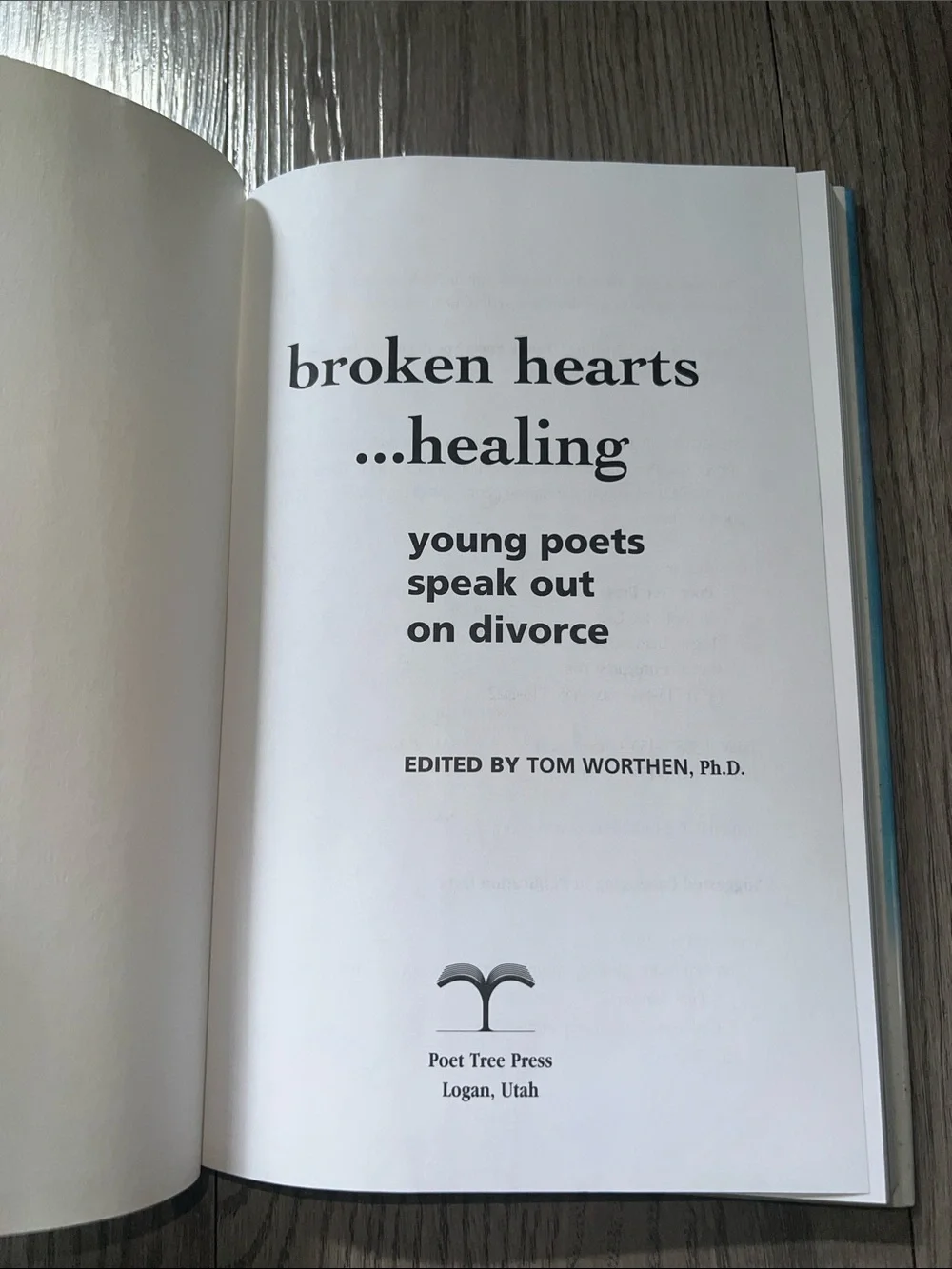Broken Hearts...Healing (Blue) - Edited by Tom Worthen